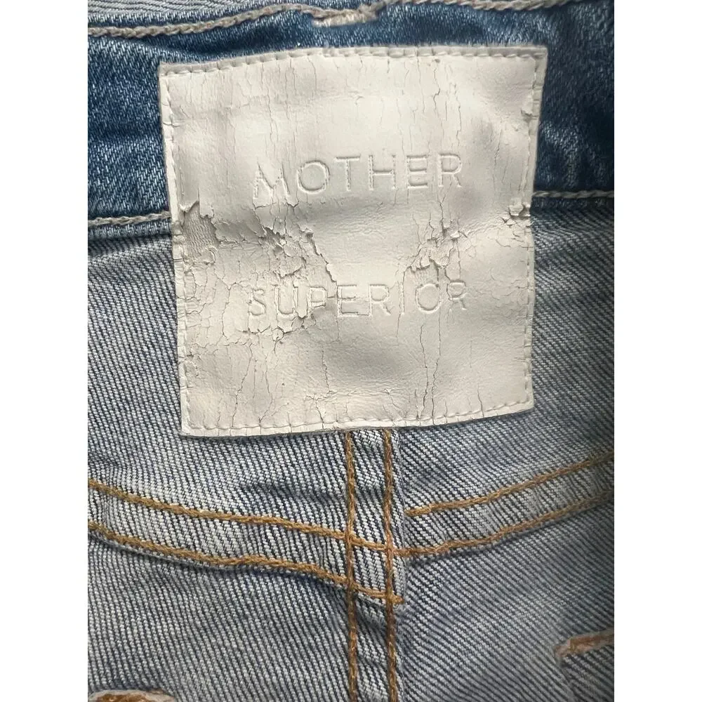MOTHER The Tomcat Jeans 27 Confession 90s grunge tomboy chic edgy distressed
